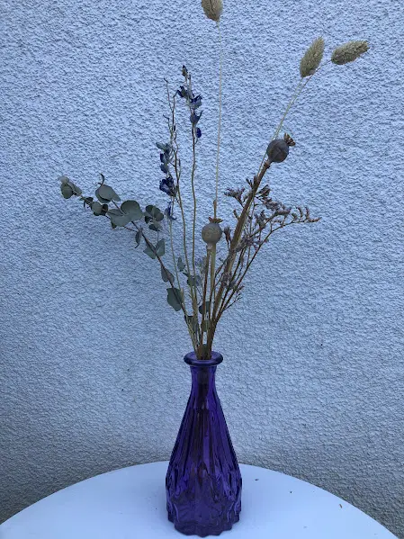 Bloemenset: gekleurd vaasje