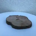 Houtwerk: boomschijfje