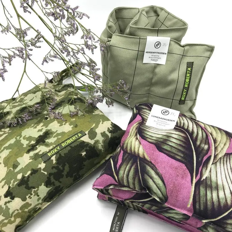 Warmtekussen (vierkant, kersenpit)